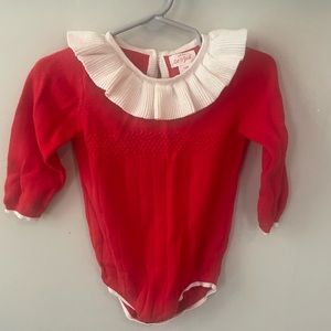 Cat and Jack 12 Months Christmas Sweater Onesie
